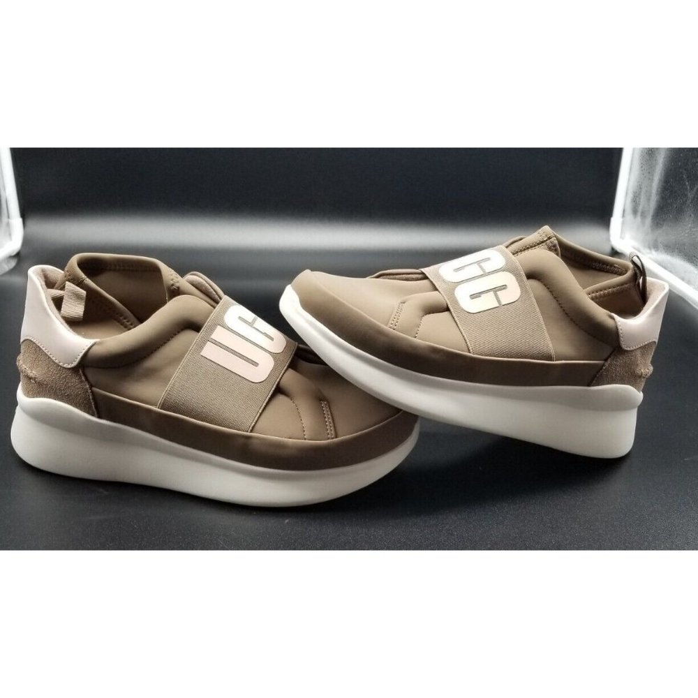Ugg Womens Neutra Brown Slip On Walking Sneaker Shoes Size 7